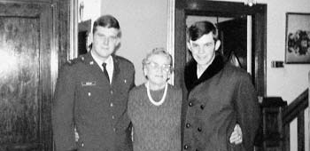 Leo Vecellio, Jr., and Enrico “Ricky” Vecellio with their grandmother Anna Vecellio. In a tragic blow to the family, Ricky died of cancer at age 18 in 1971.