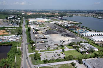 Ranger Souths headquarters, asphalt plant and shop in Deerfield Beach, FL. The division also operates a plant in Miami.
