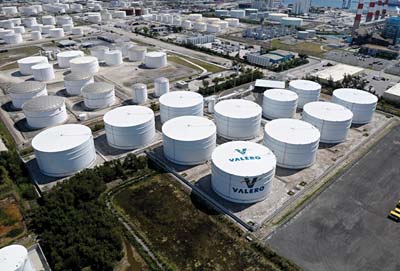 In early 2010 Vecenergy, the Vecellio Groups energy division, completed the first year of operation at its 1.35-million barrel petroleum terminal at Port Everglades in South Florida. The facility is operated under an exclusive agreement with Valero Energy Corporation. Ranger Constructions South Division performed all site development for the terminal. (Photo by Aerial Photography, Inc.)