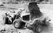 V&G became well-known for projects involving huge amounts of earthmoving, such as this I-77 job in West Virginia in 1966.